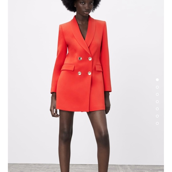 Zara Jackets & Blazers - NWT Zara Red Blazer, Size L